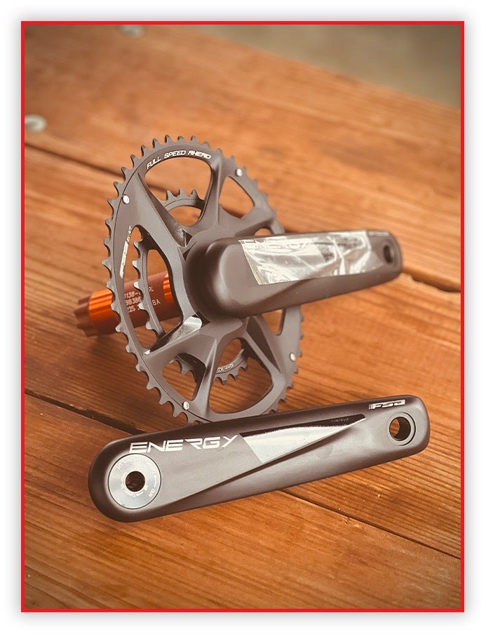 FSA Energy Modular Road Gravel Crankset 170mm 9/10/11/12-Speed, 46/30t, New - Random Bike Parts