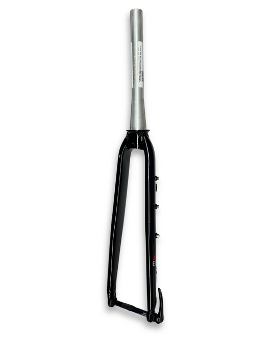 Framed 700c alloy gravel road bike fork, tapered steerer, 12mm thru axle, disc brake, 65mm clearance