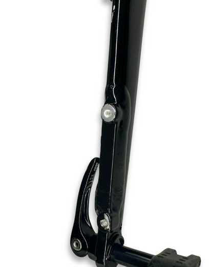 Framed 700c alloy gravel road bike fork, tapered steerer, 12mm thru axle, disc brake, 65mm clearance