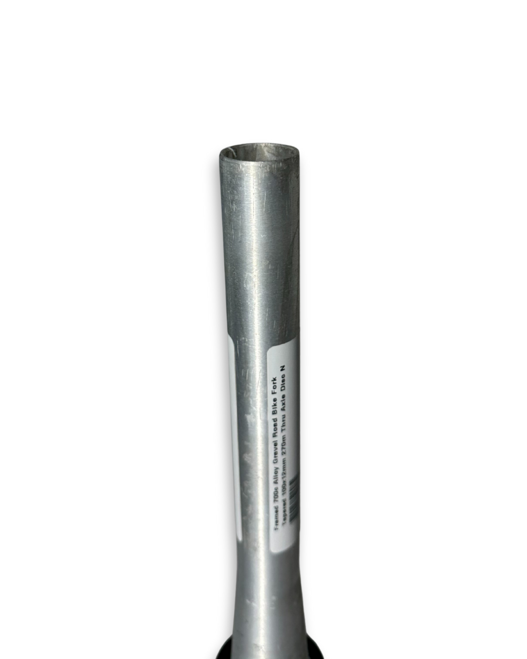 Framed 700c alloy gravel road bike fork, tapered steerer, 12mm thru axle, disc brake, 65mm clearance