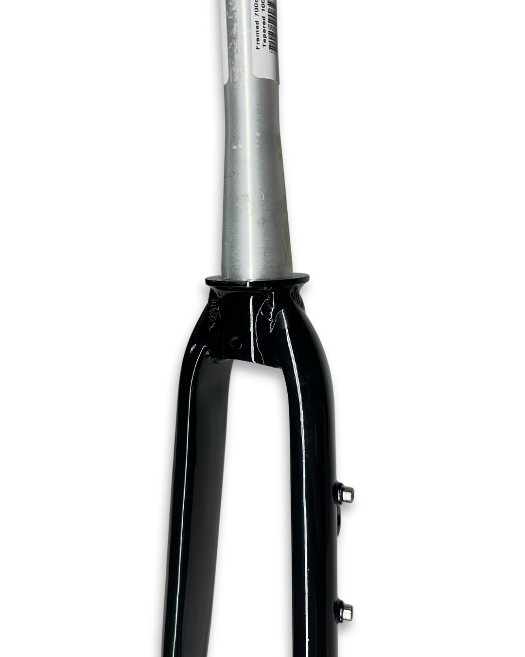 Framed 700c alloy gravel road bike fork, tapered steerer, 12mm thru axle, disc brake, 65mm clearance