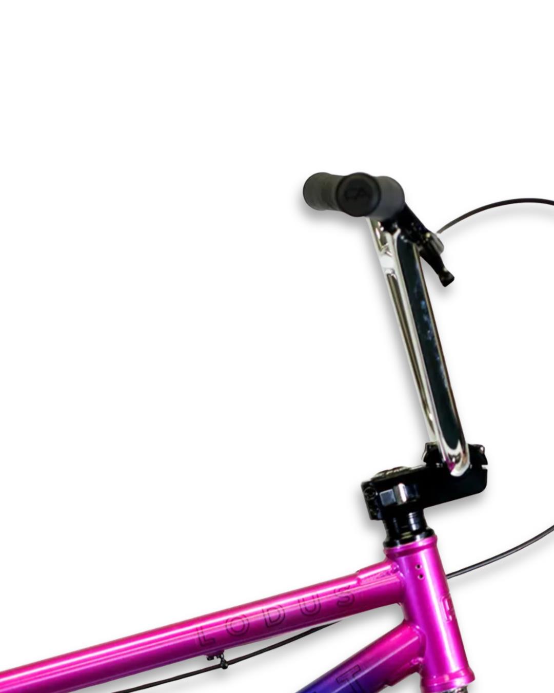 2024 Free Agent Lodus 20.5” BMX bike cotton candy with CrMo frame and BMX components