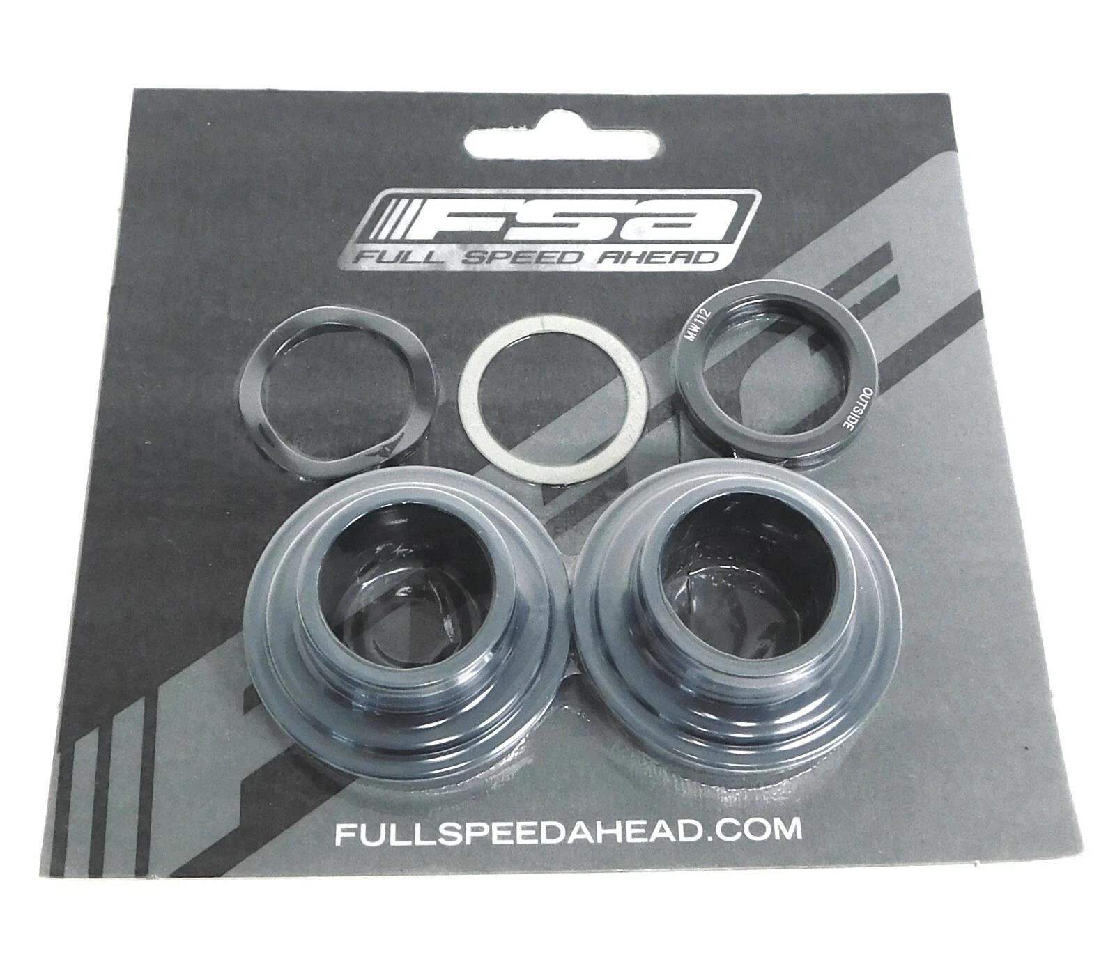 FSA BB PF30 to MegaExo bottom bracket reducer for MTB cranks alloy adapter