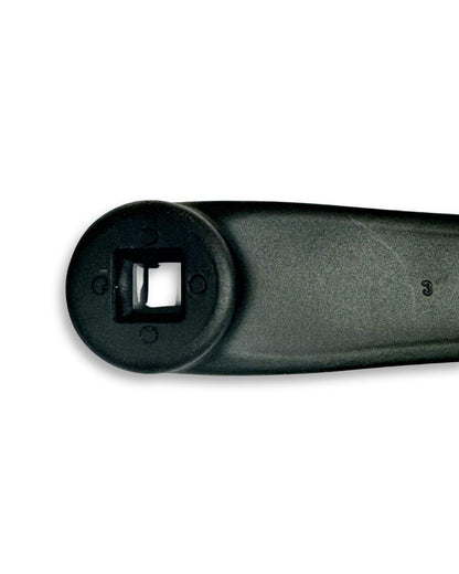 FSA e-bike crank armset 170mm JIS square-taper, black, no bolts, MPN 324-0016003263