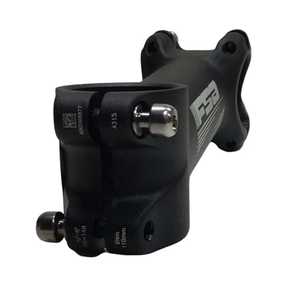 FSA Gossamer alloy stem 110mm ±6° with 31.8mm clamp and carbon faceplate for 1-1/8 inch steerer 153g