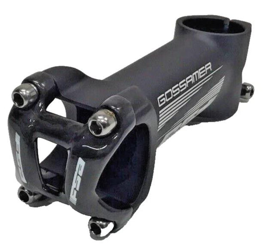 FSA Gossamer alloy stem 120mm ±6° with 31.8mm clamp and carbon faceplate for 1-1/8 inch steerer in black 165g