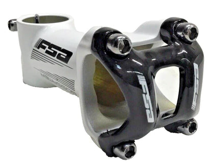 Alloy bike stem 100mm 31.8mm clamp 6 degree with carbon faceplate