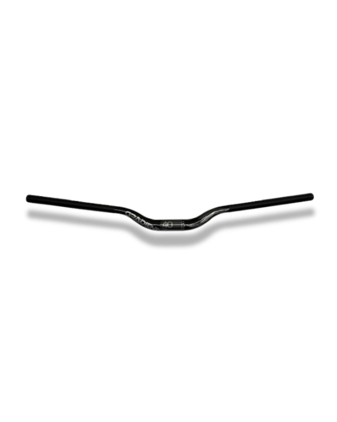 FSA Gradient Alloy MTB riser handlebar 31.8mm clamp, 40mm rise, 800mm width with 9° back sweep and 6° upsweep