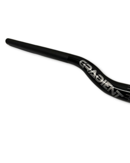FSA Gradient Alloy MTB riser handlebar 31.8mm clamp, 40mm rise, 800mm width with 9° back sweep and 6° upsweep