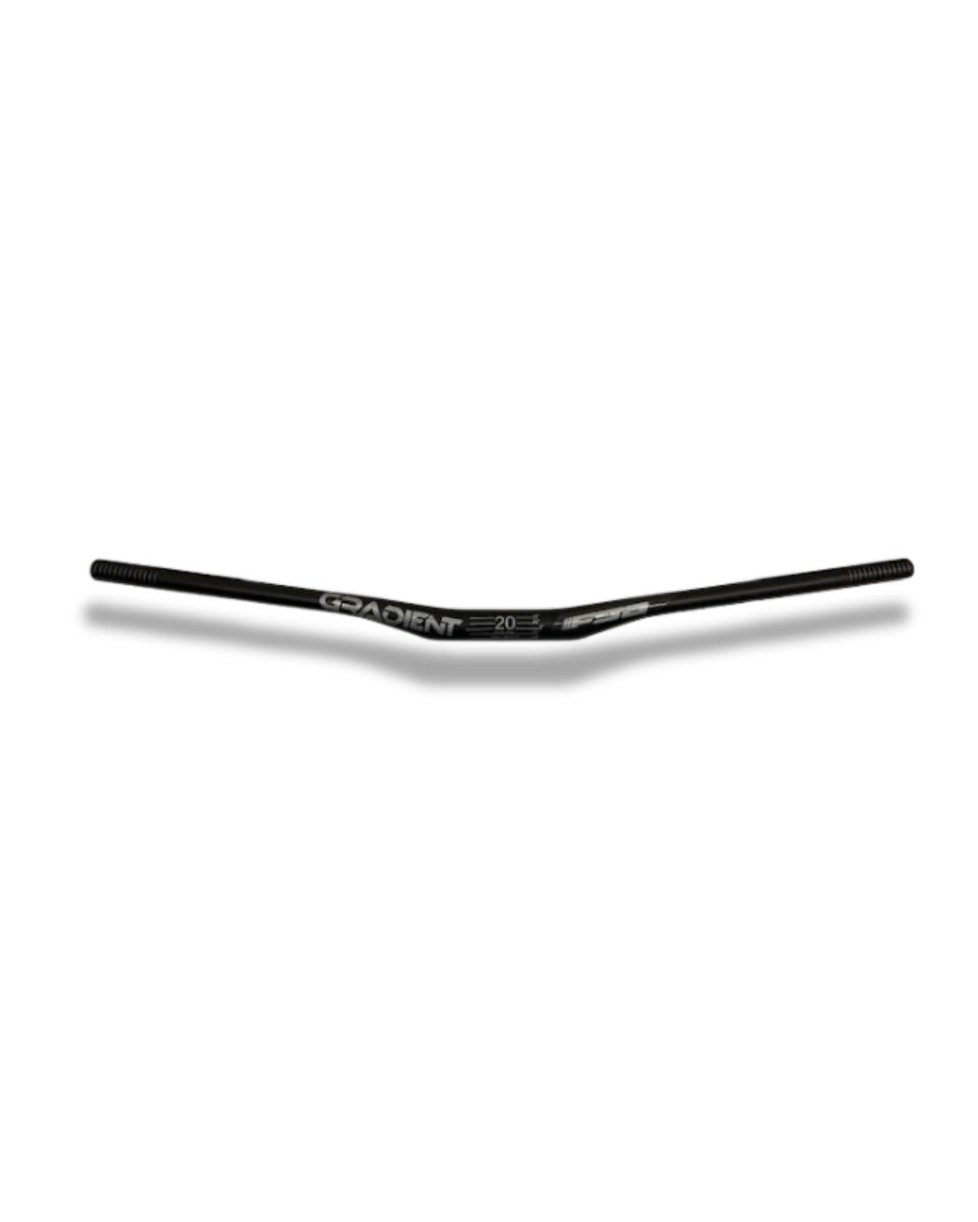 FSA Gradient Carbon MTB riser handlebar 31.8mm clamp, 20mm rise, 800mm wide, carbon fiber