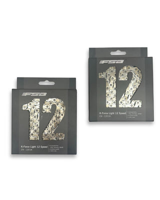 2-pack FSA K-Force Light 12-Speed MTB Bike Chain – 126 Links Shimano/SRAM