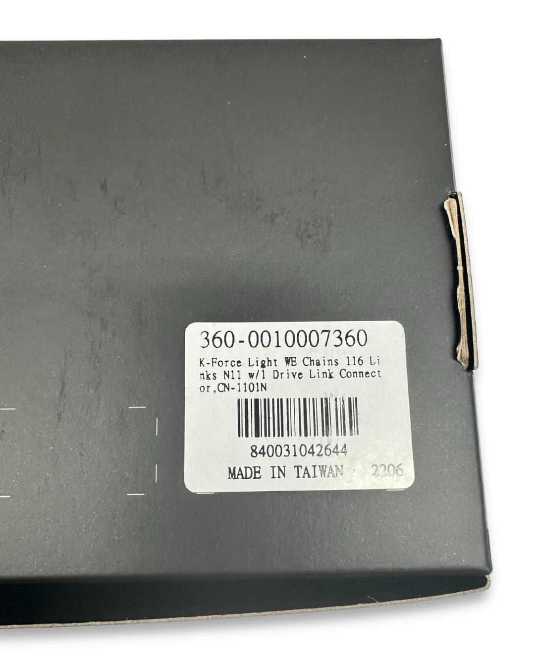 2-pack FSA K-Force WE 11-speed chains, 116 links each, 5.6 mm width, with quick link