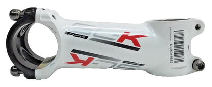 FSA SL-K stem 100mm with 31.8mm clamp ±6° for 1-1/8 inch steerer alloy with carbon faceplate in white