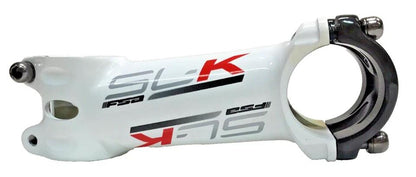 FSA SL-K stem 100mm with 31.8mm clamp ±6° for 1-1/8 inch steerer alloy with carbon faceplate in white