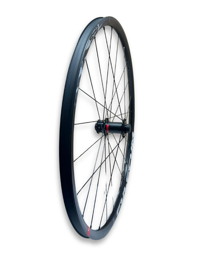 Fulcrum Racing 700 650B front wheel, 12x100 thru-axle, Centerlock disc, 24h, tubeless-ready