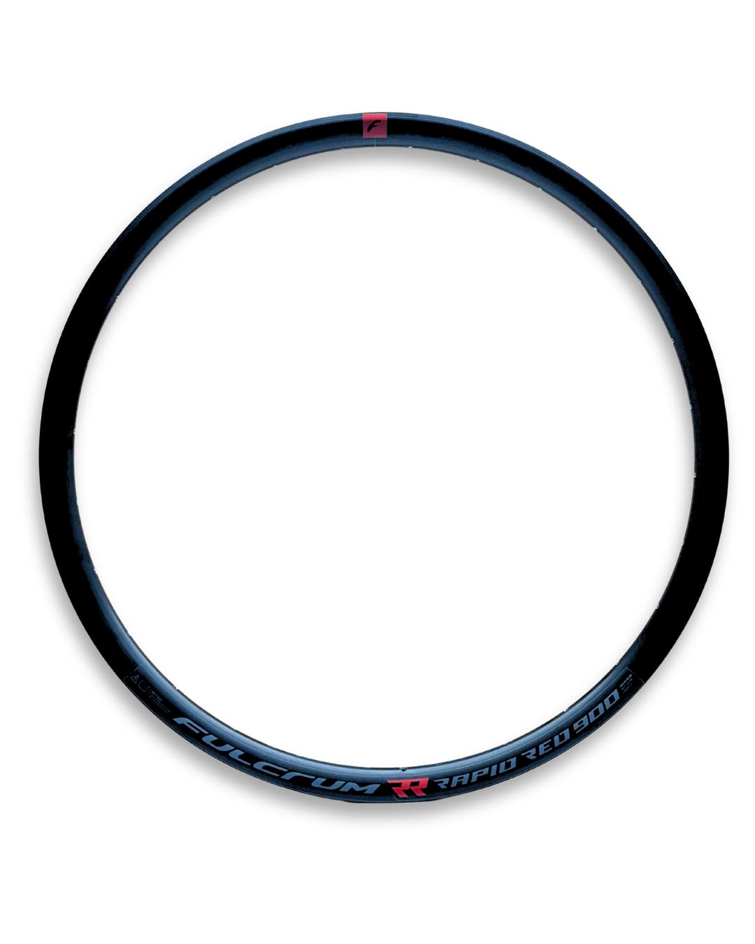 Fulcrum Rapid Red 900 650B clincher rim, 22mm internal width, 28h spoke holes, disc brake compatible, 510g