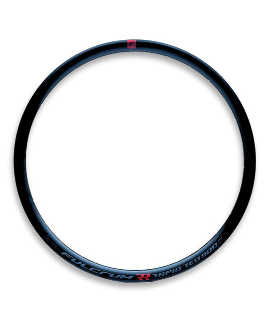 Fulcrum Rapid Red 900 650B clincher rim, 22mm internal width, 28h spoke holes, disc brake compatible, 510g