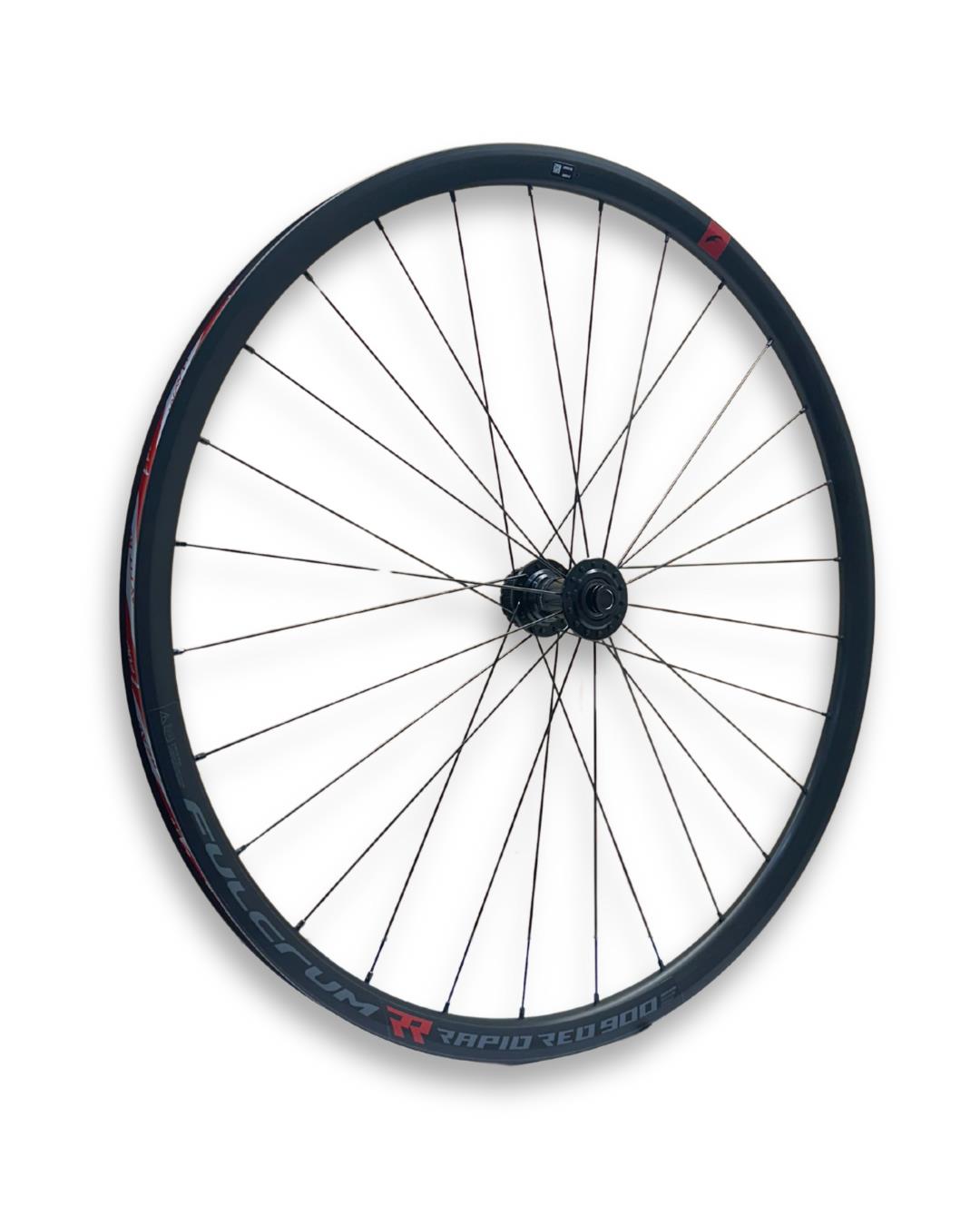 Fulcrum Rapid Red 900 650B front wheel tubeless ready with 22mm internal rim width and CenterLock disc mount