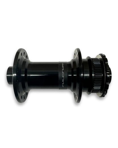 Fulcrum Rapid Red 900 front hub, 12x100mm thru-axle, 28h spoke holes, CenterLock disc mount
