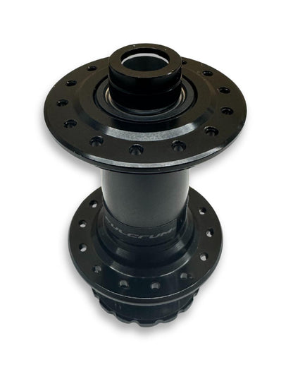 Fulcrum Rapid Red 900 front hub, 12x100mm thru-axle, 28h spoke holes, CenterLock disc mount