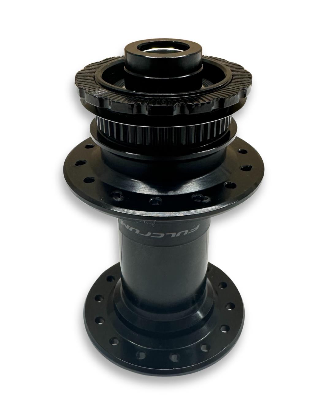 Fulcrum Rapid Red 900 front hub, 12x100mm thru-axle, 28h spoke holes, CenterLock disc mount