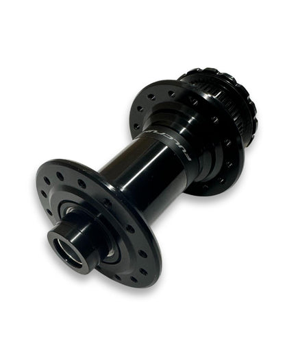 Fulcrum Rapid Red 900 front hub, 12x100mm thru-axle, 28h spoke holes, CenterLock disc mount