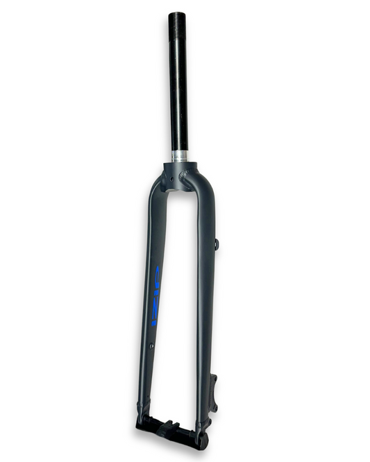 IZIP 26 inch alloy bike fork with 1-1/8 inch threaded steerer, quick release, disc brake mount, 433mm axle-to-crown