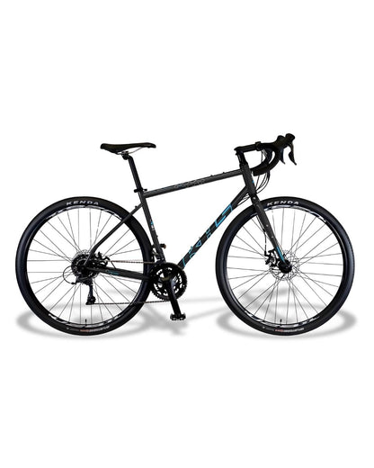 2025 KHS GRIT 55 gravel bike medium cool gray Shimano Claris 2×8 cable disc