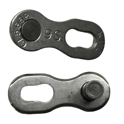KMC X9 9-speed bike chain 116 links in grey with missing link compatible with Shimano and SRAM