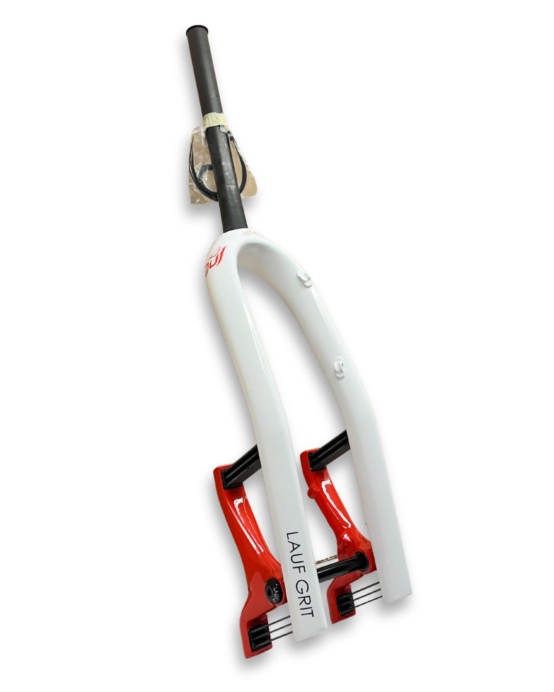 Lauf Grit Team carbon gravel fork, 15×100 mm thru-axle, tapered steerer, 30 mm travel