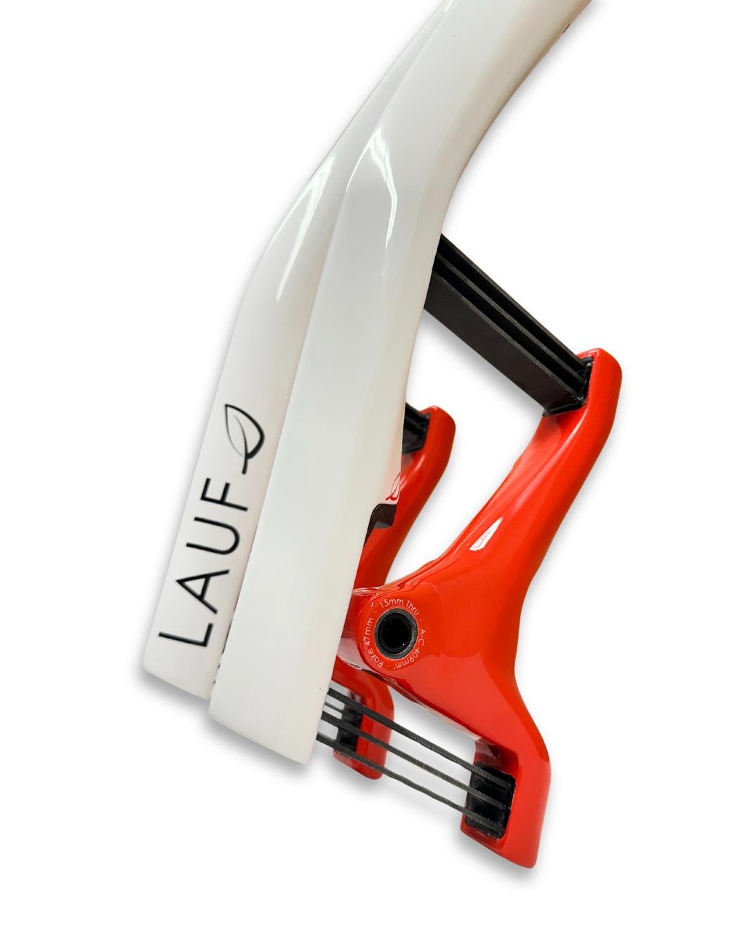 Lauf Grit Team carbon gravel fork, 15×100 mm thru-axle, tapered steerer, 30 mm travel