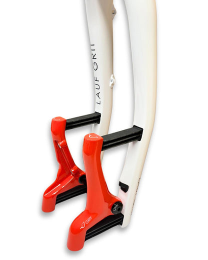 Lauf Grit Team carbon gravel fork, 15×100 mm thru-axle, tapered steerer, 30 mm travel