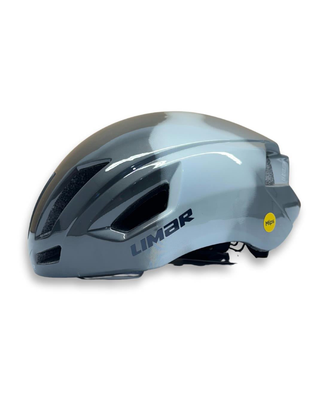 Limar Air Speed MIPS road and gravel cycling helmet in 60s Gray, size Large, aerodynamic design with 12 vents and MIPS Air protection