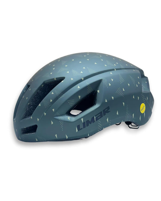 Limar Air Speed MIPS road and gravel bike helmet in 90s Matte Green, size Medium, aerodynamic design with MIPS Air safety system and 12 vents