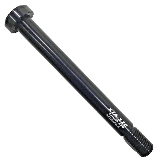 Marin bolt-on front thru axle 12x100mm XTA-12E 120mm length M12xP1.5 black