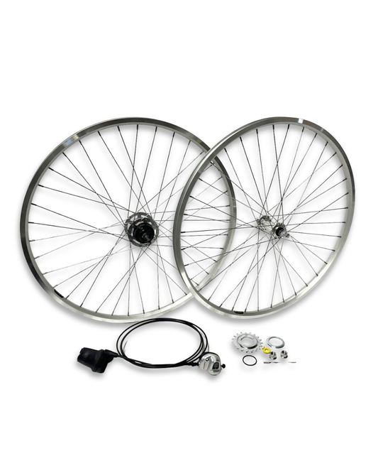 Shimano Nexus Inter3 3 Speed Hub SG-3R40 36h 26" 120mm Wheelset + Shifter Blem