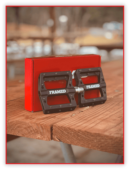 FRAMED PHIPPS 9/16" Poly Composite Platform MTB Bike Pedals NEW IN BOX - Random Bike Parts