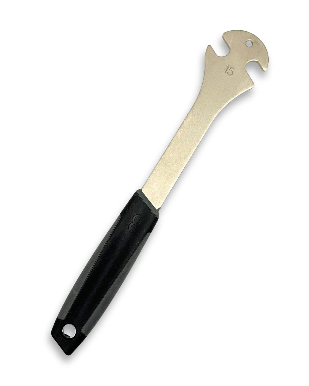 Bike precision wrench kit with cone wrench set, chainring nut wrench, long hex allen wrench, and long pedal wrench