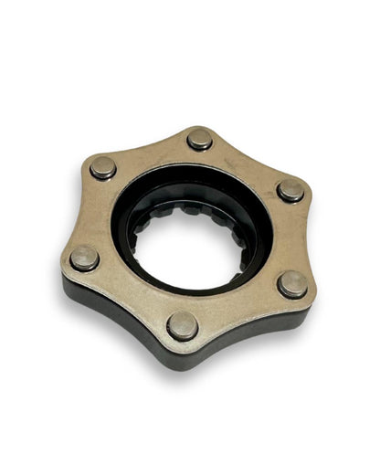 Problem Solvers BR0381 centerlock to 6-bolt disc rotor adapter with lockring, AL-6061 T6
