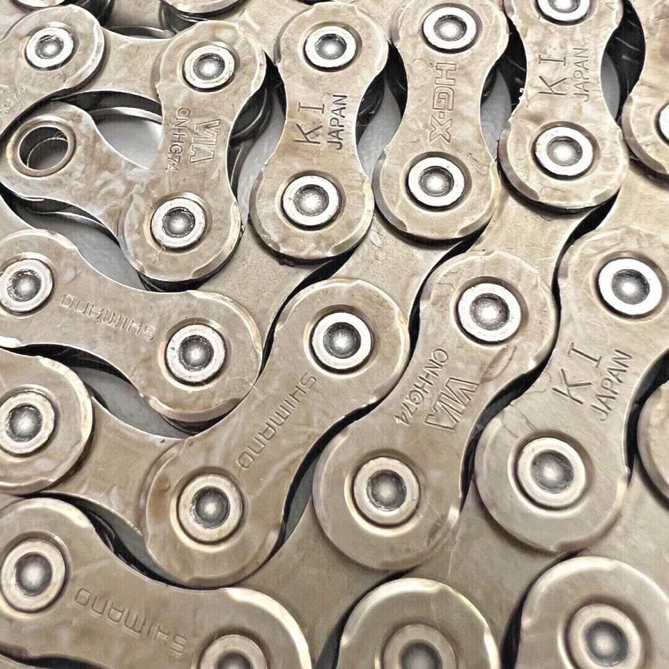 Shimano CN-HG74 SLX 10-speed bike chain with 112 links compatible with Shimano and SRAM drivetrains