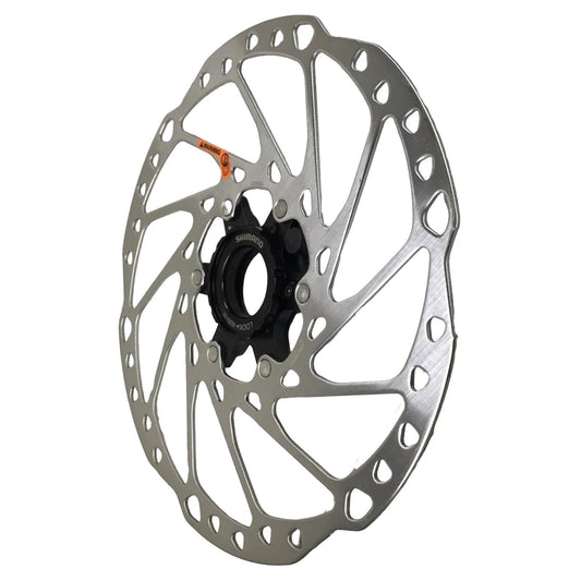 Shimano RT-EM600-L 203mm Center Lock eMTB rotor with lockring and speed sensor