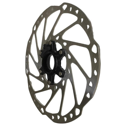 Shimano RT-EM600-L 203mm Center Lock eMTB rotor with lockring and speed sensor