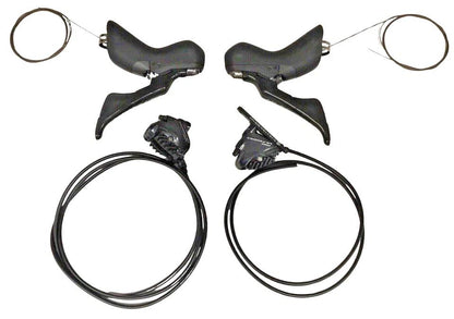 Shimano Ultegra ST-R8020 / BR-R8070 hydraulic disc brake and shift lever set, front and rear, pre-bled road bike controls
