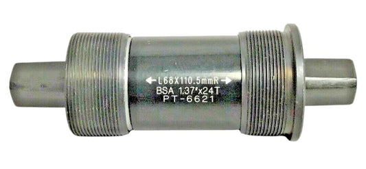 Square taper bottom bracket 68x110.5mm BSA sealed cartridge black
