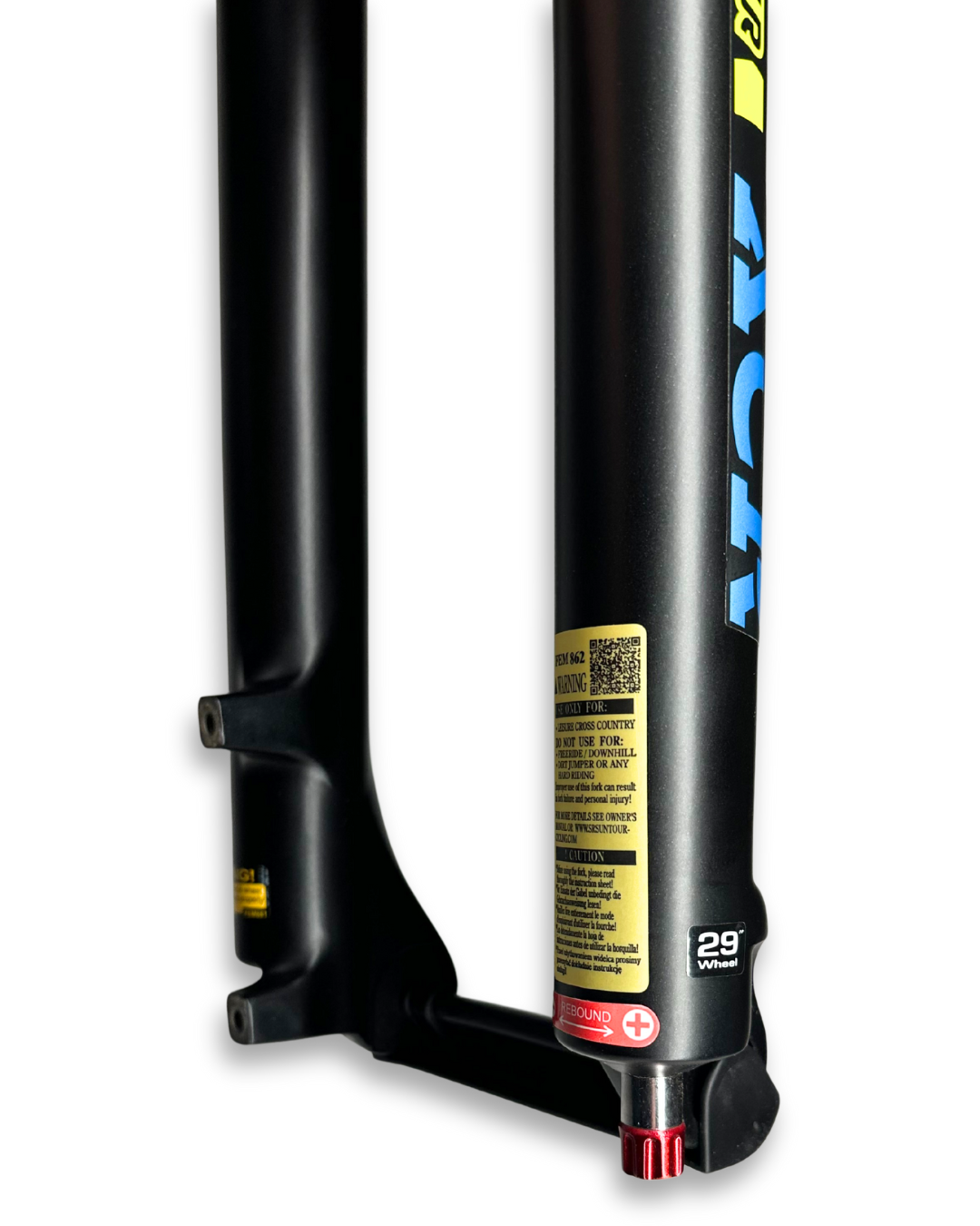 SR Suntour XCR Air 29 inch MTB suspension fork, 100mm travel, disc brake