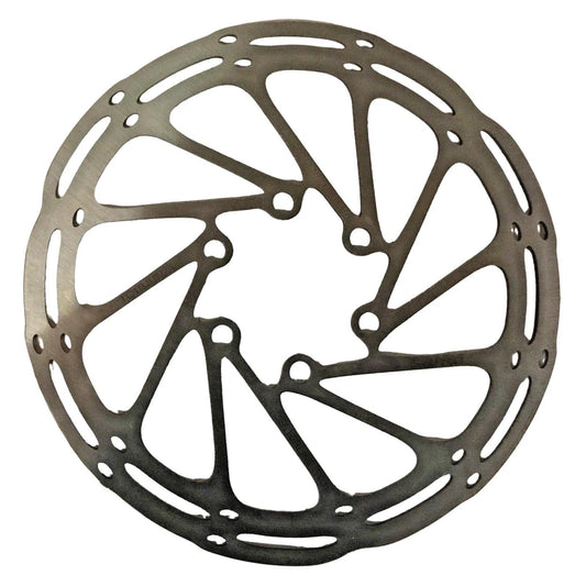 SRAM CenterLine 140mm 6-bolt disc brake rotor with rounded edges and bolts