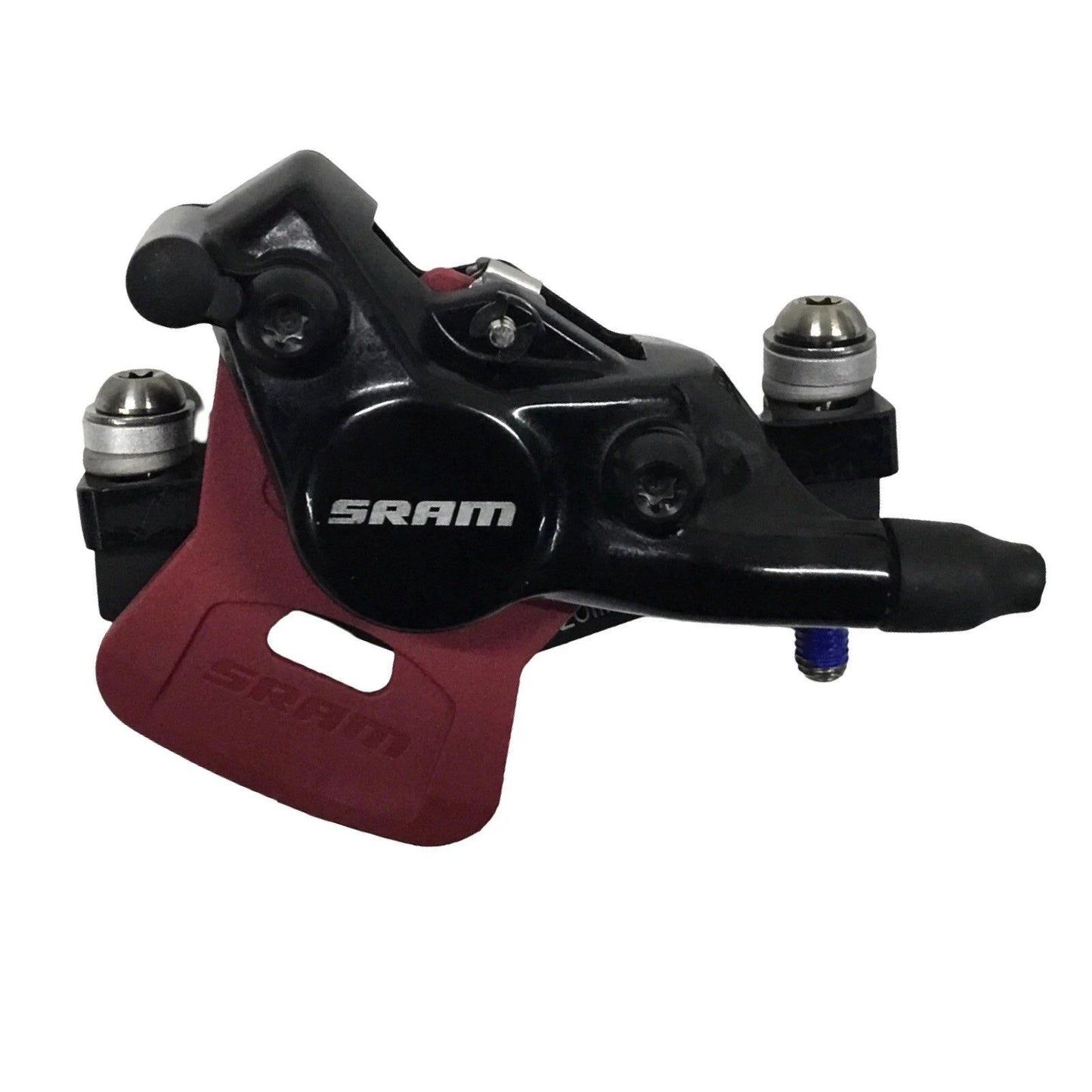 SRAM Level Ultimate disc brake set with front post mount and rear flat mount 2-piston calipers in black