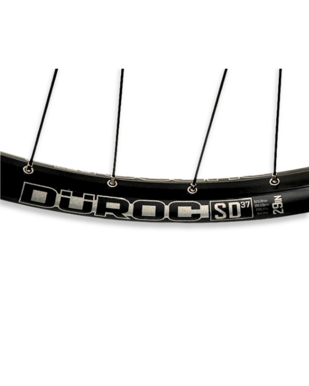SUNringle Duroc SD37 29er front MTB wheel with 15x110 Boost and 6-bolt tubeless rim