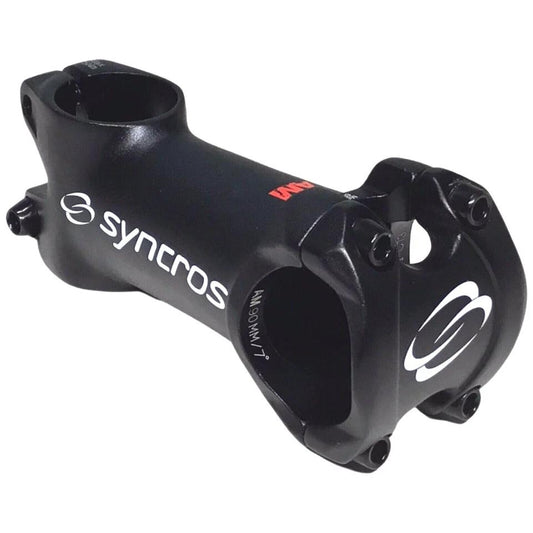 Syncros AM alloy stem 90mm 7° rise for 31.8mm handlebars and 1-1/8 inch steerer in matte black for MTB/enduro