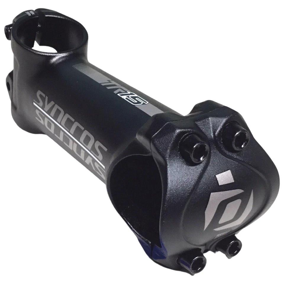 Matte black bike stem 110mm 31.8mm clamp 17 degree rise for road MTB gravel